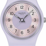 Swatch Lilac Lightness Montre Femmes à Quartz LV121