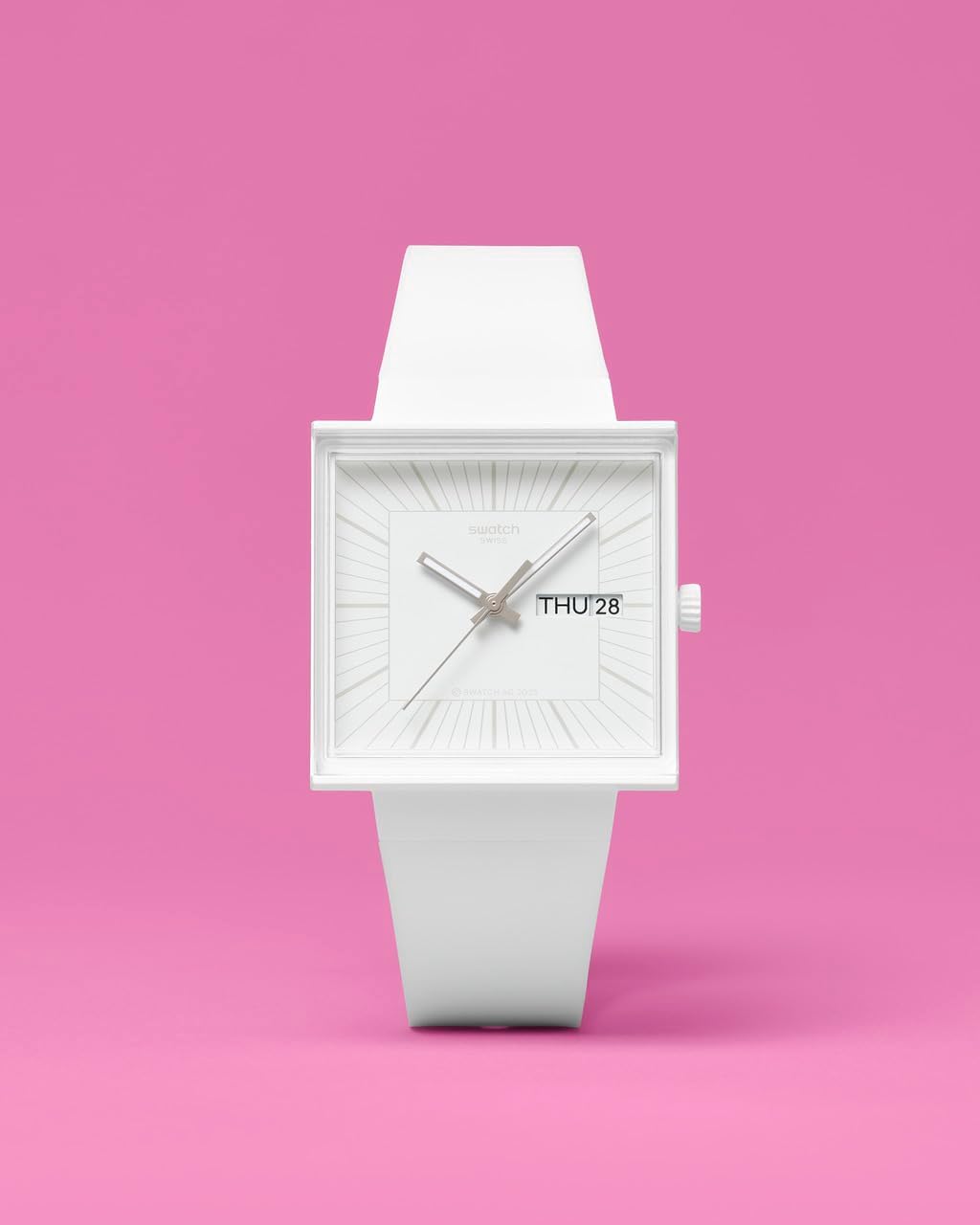 Swatch What IF Montre Unisexe Quartz Biocéramique SO34W700