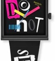 Swatch Pierced Edge Montre Unisexe Quartz Biocéramique SO34B100