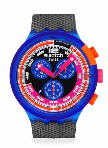 Swatch Big Bold Neon Montre Unisexe à Quartz Biosourcée