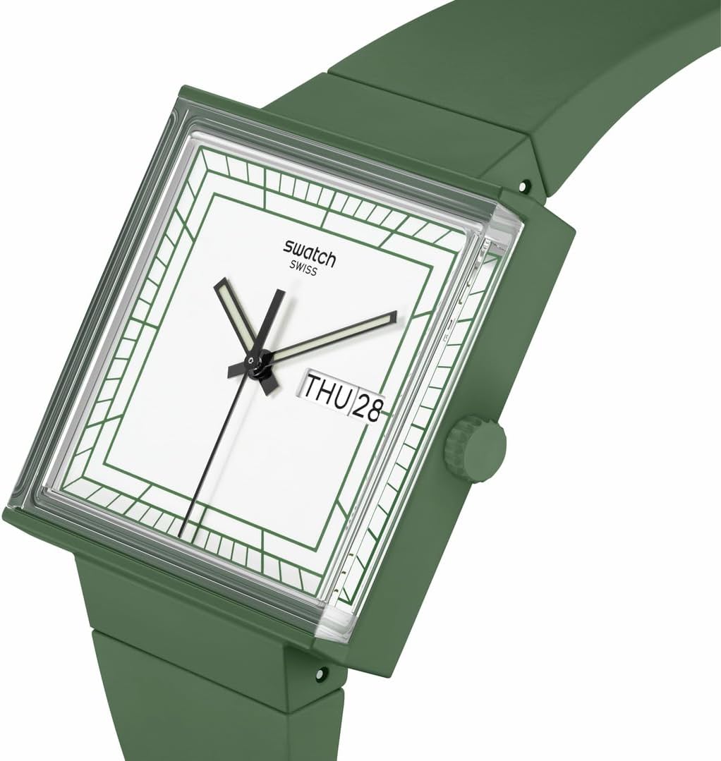 Swatch What IF Montre Unisexe Quartz Biocéramique SO34G700