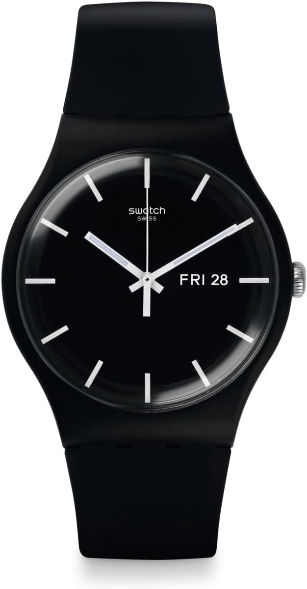 Swatch MONO BLACK Montre Unisexe à Quartz SO29B704