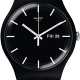 Swatch MONO BLACK Montre Unisexe à Quartz SO29B704