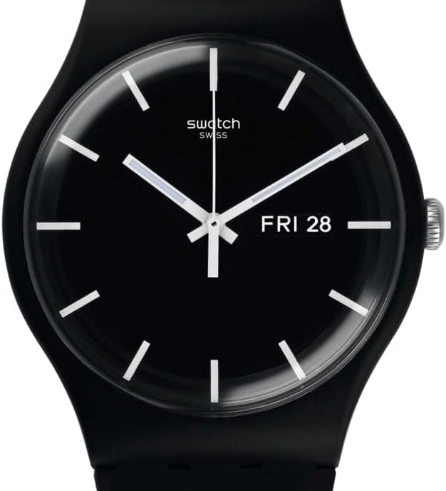 Swatch MONO BLACK Montre Unisexe à Quartz SO29B704