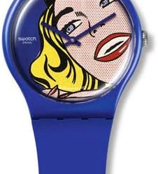 Swatch GIRL BY ROY LICHTENSTEIN Montre Unisexe à Quartz SUOZ352