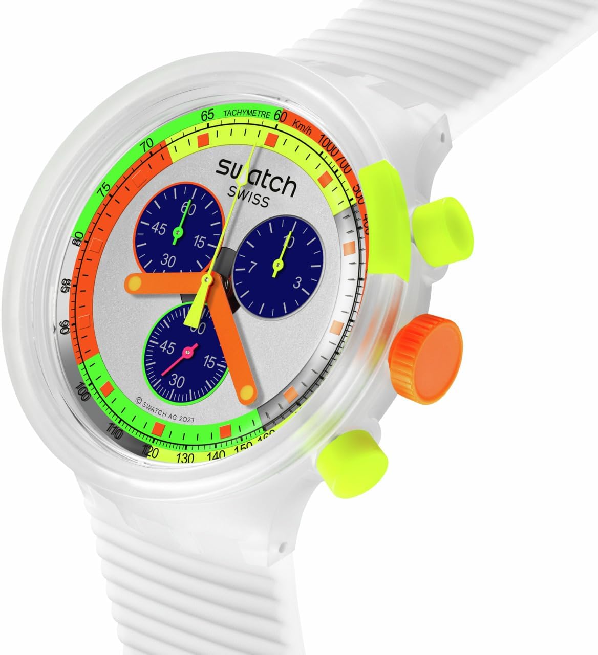 Swatch Big Bold Montre Unisexe Quartz Biosourcée