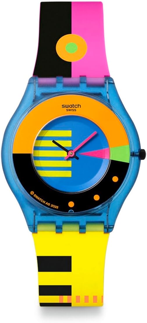 Swatch NEON Montre Unisexe à Quartz SS08S101