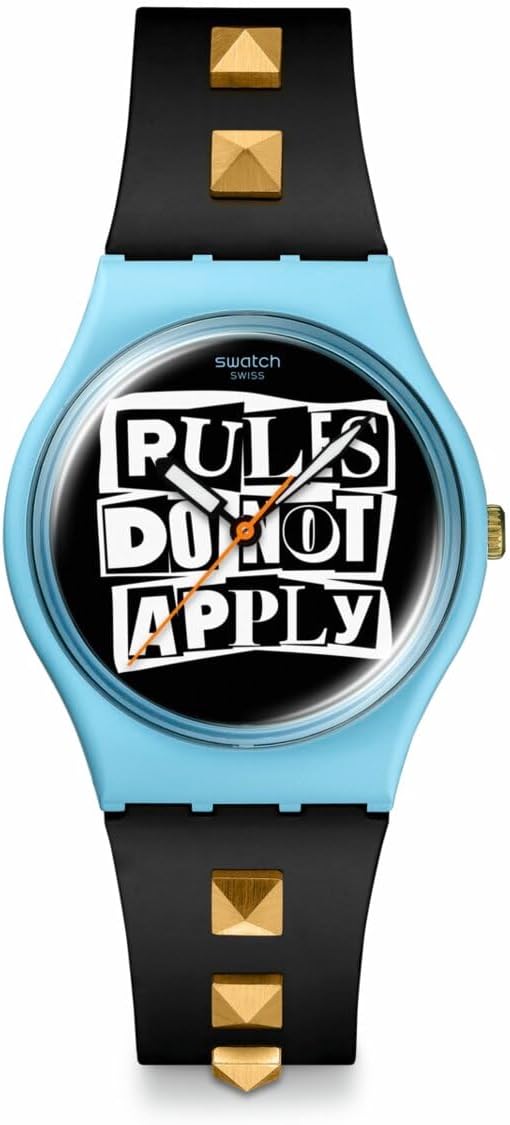 Swatch BROKEN RULES Montre Unisexe à Quartz SO31L101