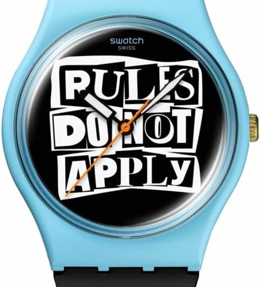 Swatch BROKEN RULES Montre Unisexe à Quartz SO31L101