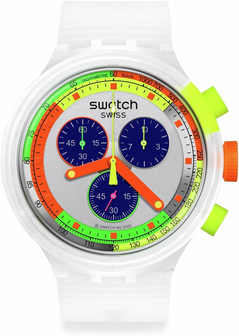 Swatch Big Bold Montre Unisexe Quartz Biosourcée