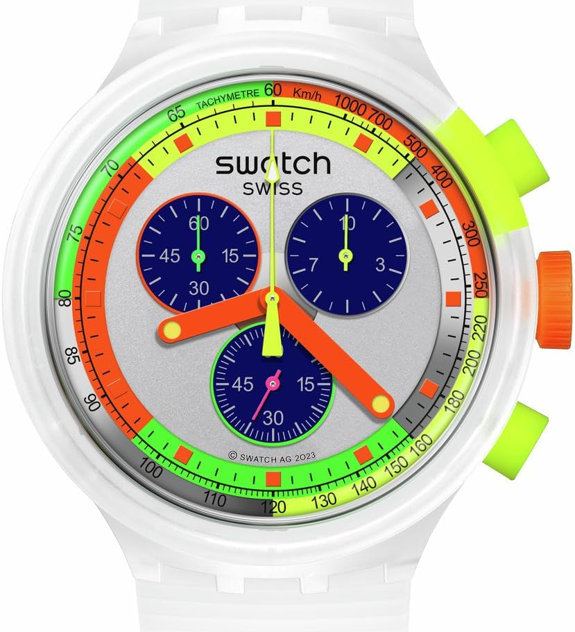 Swatch Big Bold Montre Unisexe Quartz Biosourcée