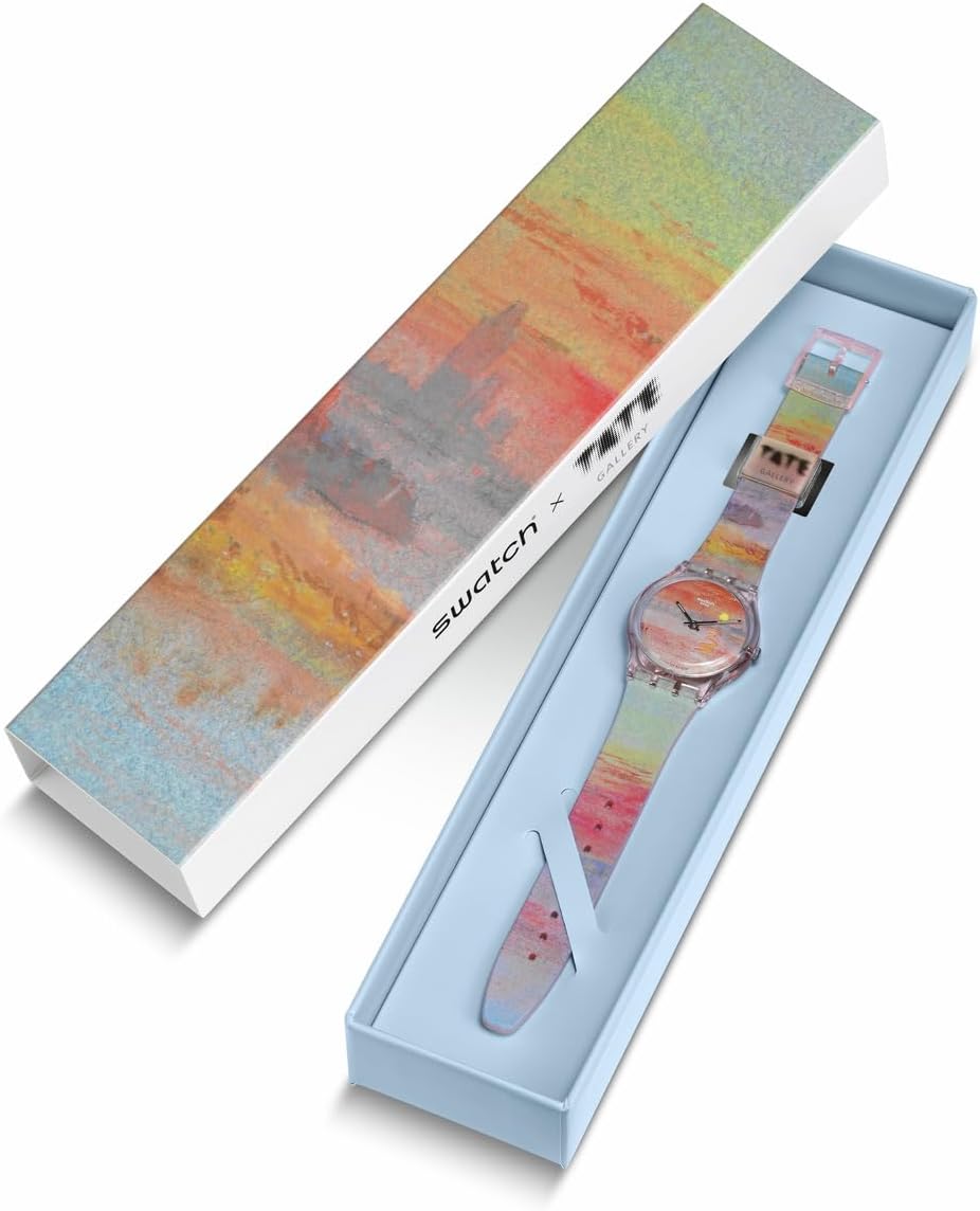 Swatch Turner's Scarlet Sunset Montre Unisexe à Quartz SO28Z700