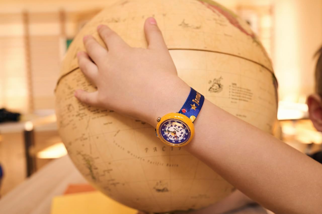 Flik Flak ASTRODREAMS Montre Unisexe pour Enfant à Quartz ZFBNP216