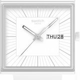Swatch What IF Montre Unisexe Quartz Biocéramique SO34W700