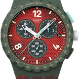 Swatch CRIMSON FOLIAGE Montre Unisexe à Quartz SUSG410