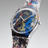 Swatch POLLOCK'S ALCHEMY Montre Unisexe à Quartz SUOZ366