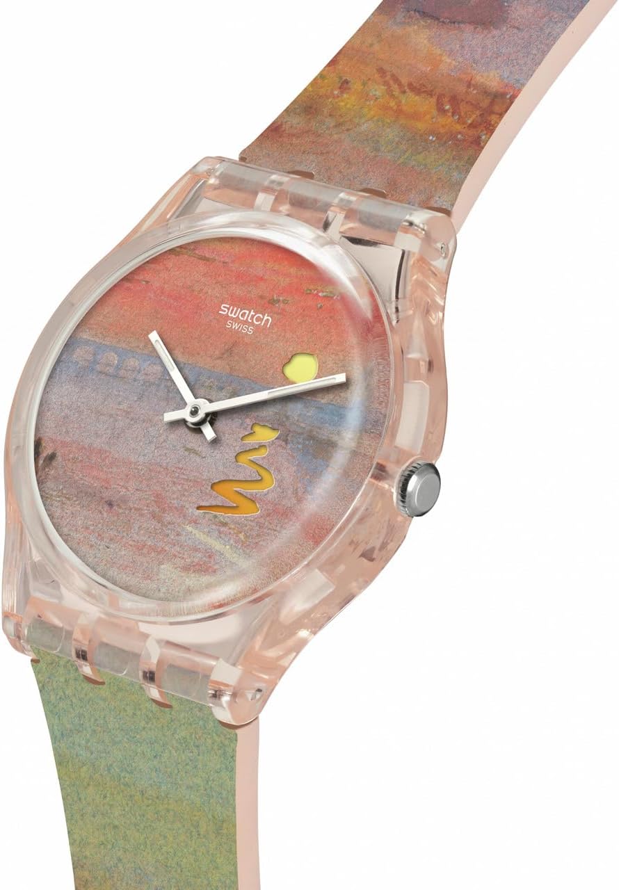 Swatch Turner's Scarlet Sunset Montre Unisexe à Quartz SO28Z700