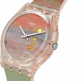 Swatch Turner's Scarlet Sunset Montre Unisexe à Quartz SO28Z700