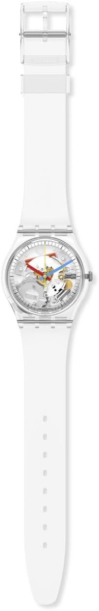 Swatch Clearly Gent Montre Unisexe Biosourcée SO28K100-S06 Transparent