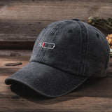 Stylish Men's Adjustable Baseball Cap with Unique Battery Print - Durable Casual Headwear for Everyday Use