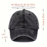 Adjustable Unisex Baseball Cap with Charming Cat Design - Gray Casual Style Hat for Men and Women, Perfect for Casual Attire