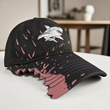 A Cape Cod Great White Shark Bite Unisex Embroidered Baseball Cap, a Unique Anniversary Gift, a Special Present for Valentine'S Day, Suitable for All Four