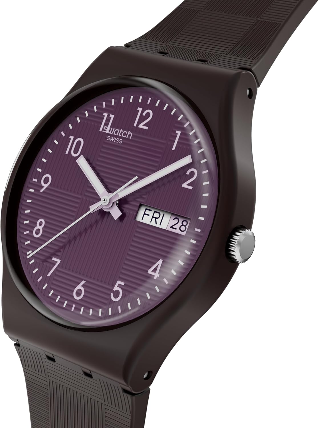 Swatch WEAVING WONDERS Montre Unisexe à Quartz SO28C700