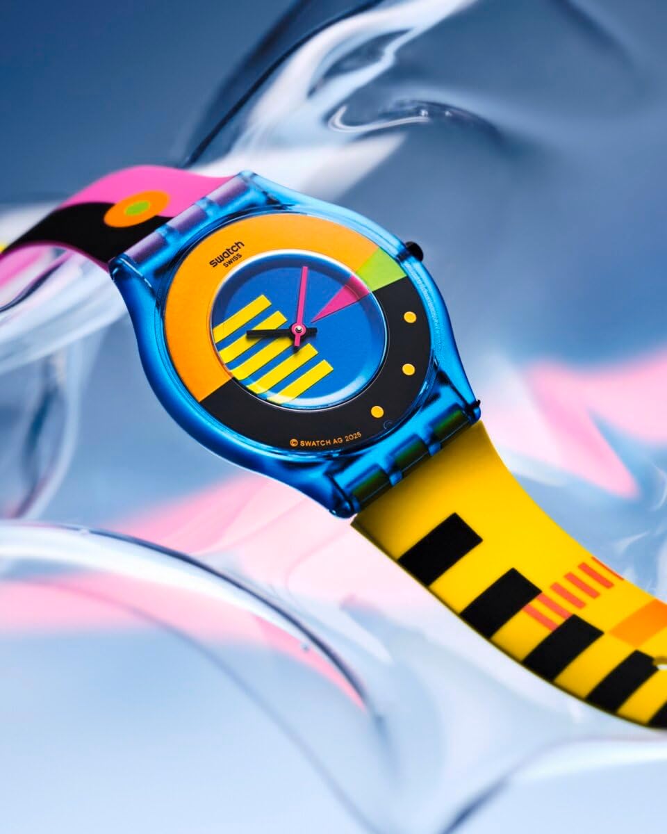 Swatch NEON Montre Unisexe à Quartz SS08S101