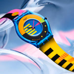 Swatch NEON Montre Unisexe à Quartz SS08S101