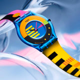 Swatch NEON Montre Unisexe à Quartz SS08S101