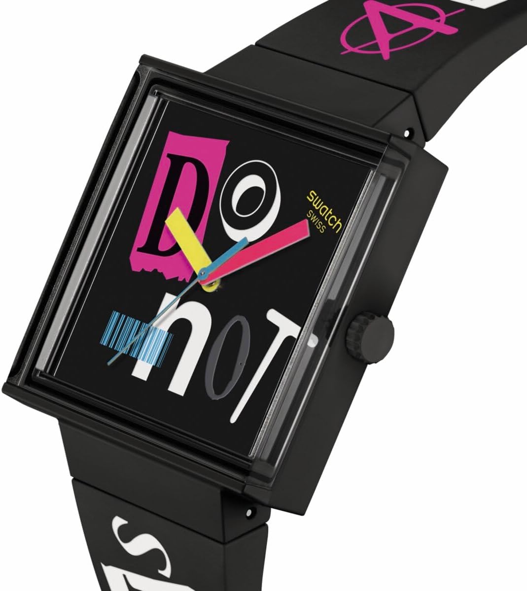 Swatch Pierced Edge Montre Unisexe Quartz Biocéramique SO34B100