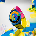 Swatch NEON Montre Unisexe à Quartz SS08S101