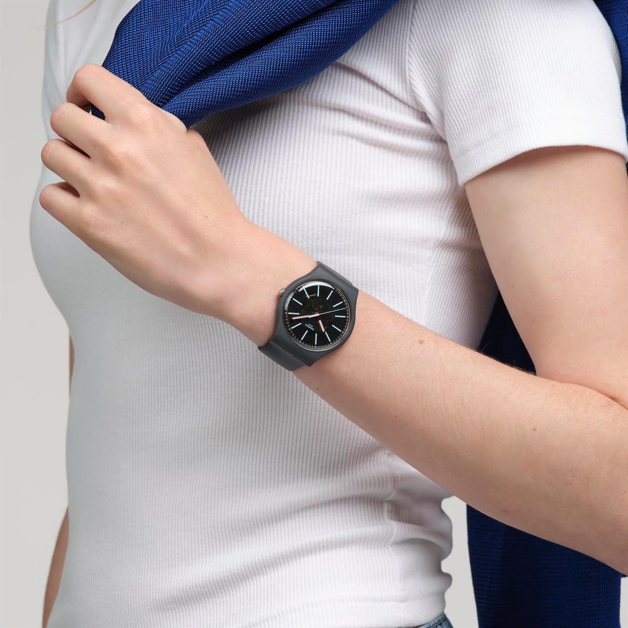 Swatch COBBLESTONE STREET Montre Unisexe à Quartz SO29A101
