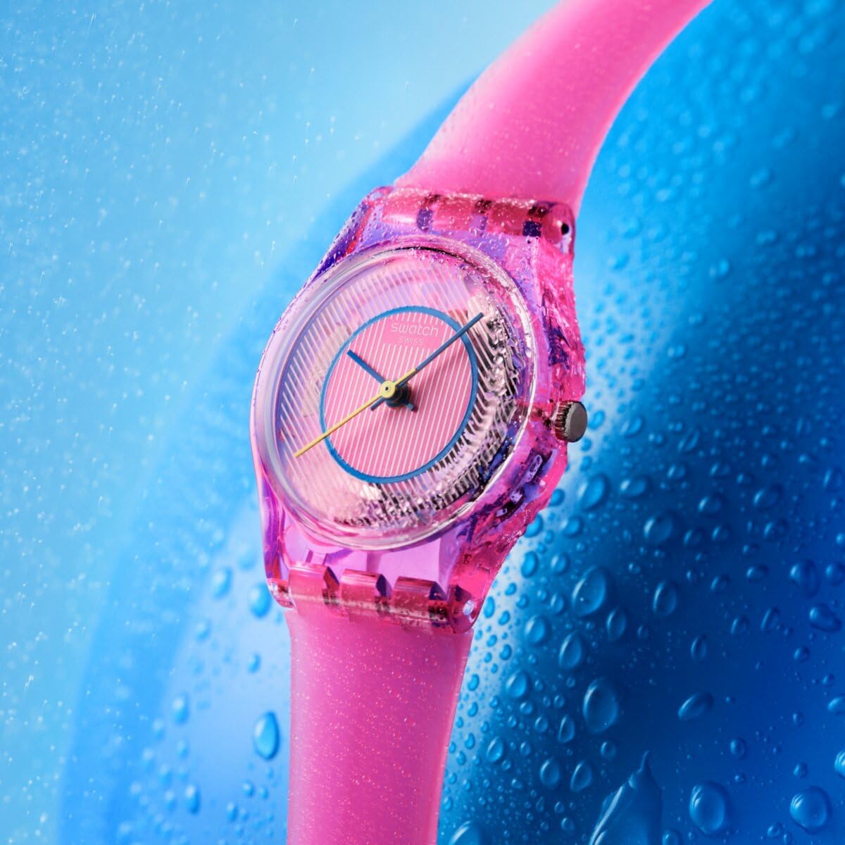 Swatch Prismatically Pink Montre Femmes à Quartz LP166