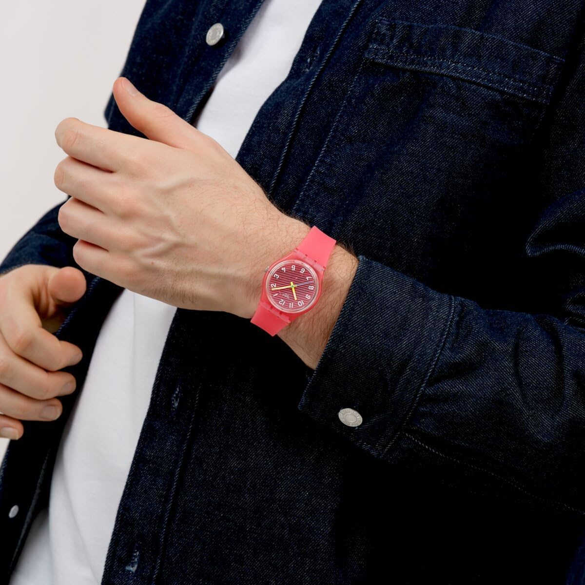 Swatch Gent Essentials Montre Unisexe à Quartz SO28P114