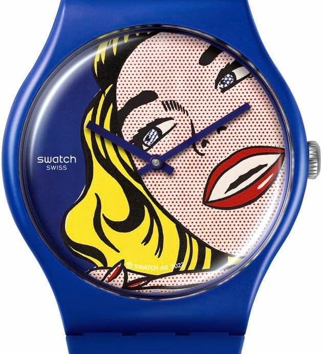 Swatch GIRL BY ROY LICHTENSTEIN Montre Unisexe à Quartz SUOZ352