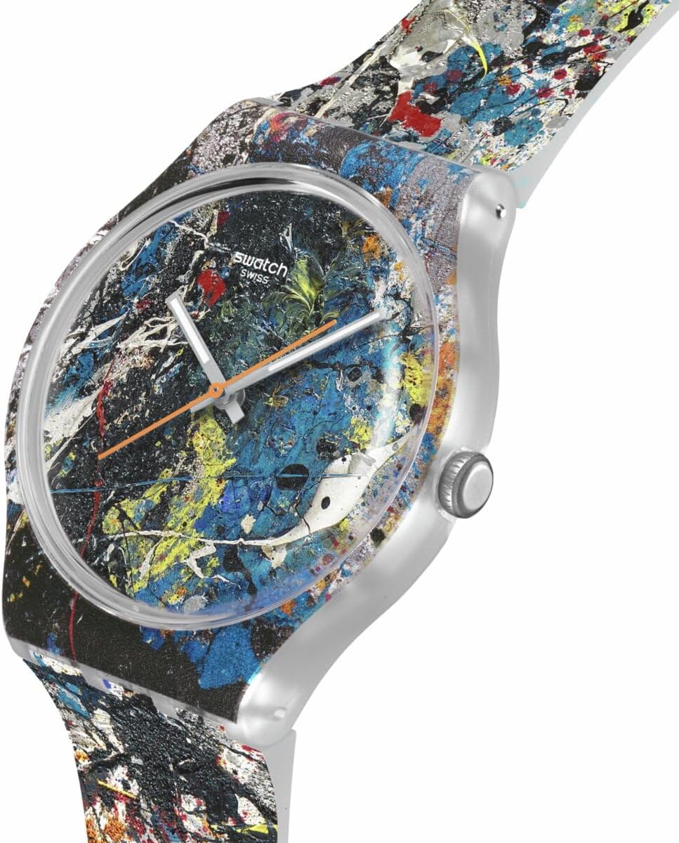 Swatch POLLOCK'S ALCHEMY Montre Unisexe à Quartz SUOZ366