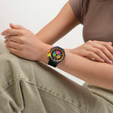 Swatch Big Bold Neon Montre Unisexe à Quartz Biosourcée