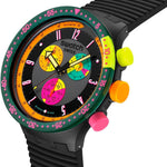 Swatch Big Bold Neon Montre Unisexe à Quartz Biosourcée