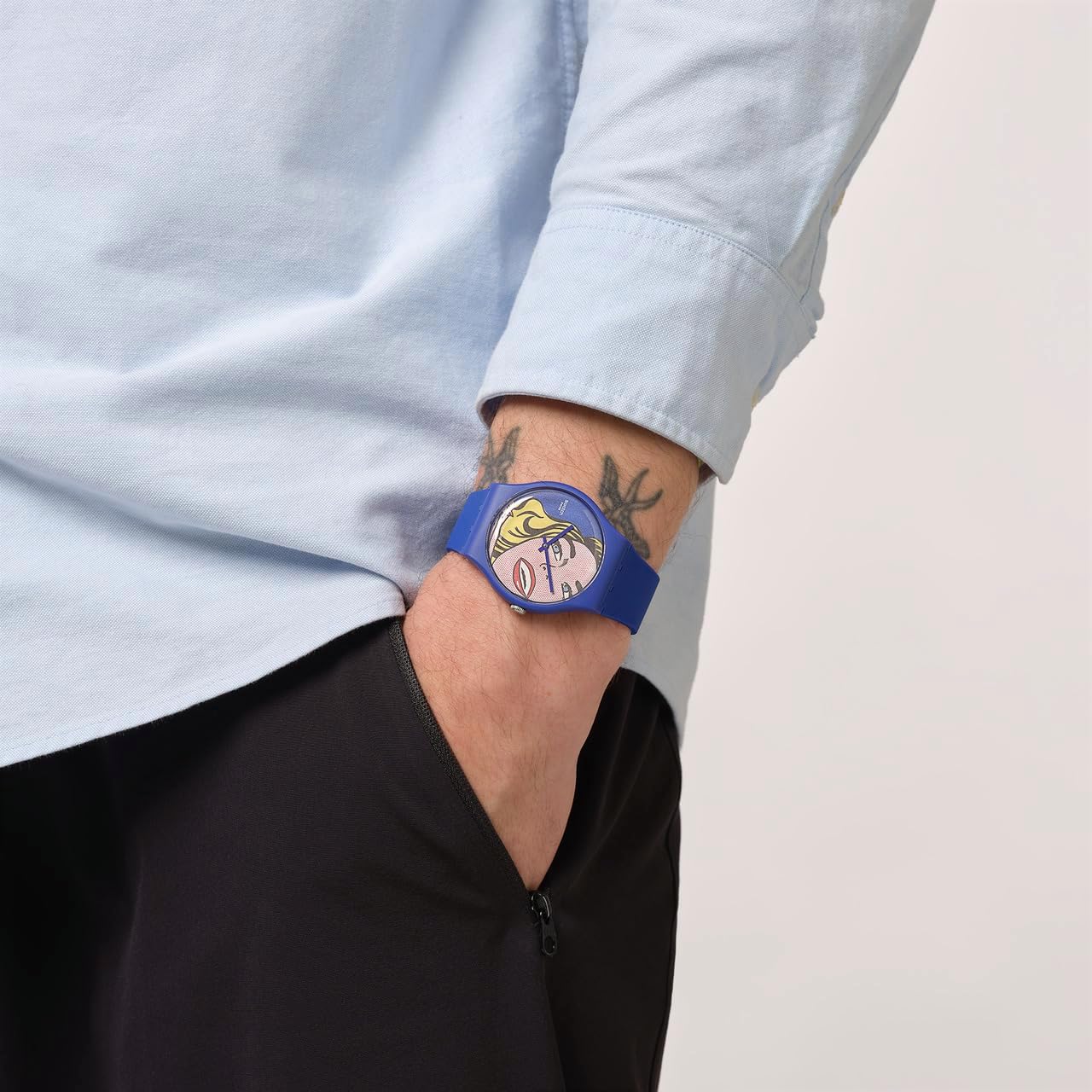 Swatch GIRL BY ROY LICHTENSTEIN Montre Unisexe à Quartz SUOZ352