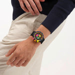 Swatch Big Bold Neon Montre Unisexe à Quartz Biosourcée