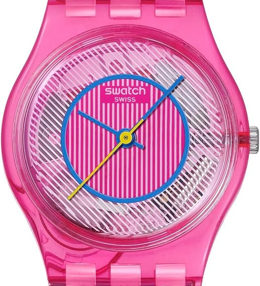 Swatch Prismatically Pink Montre Femmes à Quartz LP166