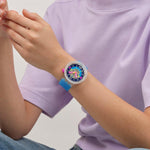 Swatch Big Bold Neon Montre Unisexe à Quartz Biosourcée