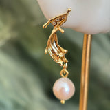 boucles d’oreilles Perles & Dauphins