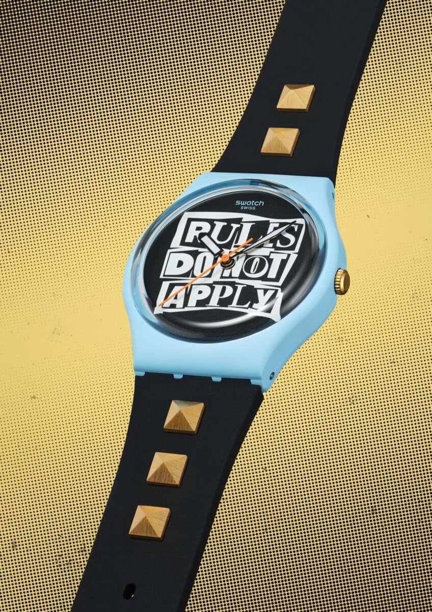 Swatch BROKEN RULES Montre Unisexe à Quartz SO31L101