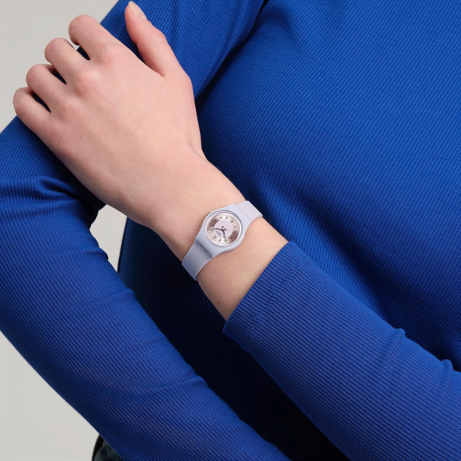 Swatch Lilac Lightness Montre Femmes à Quartz LV121