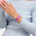 Swatch Prismatically Pink Montre Femmes à Quartz LP166