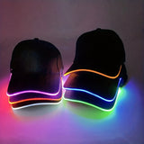 1PC LED Illuminated Duckbill Hat, Fashionable Creative Outdoor Sunshade Hat