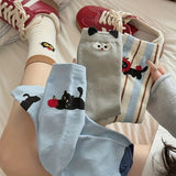 Lot de 4 Paires de Chaussettes Unies