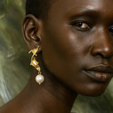 boucles d’oreilles Perles & Dauphins